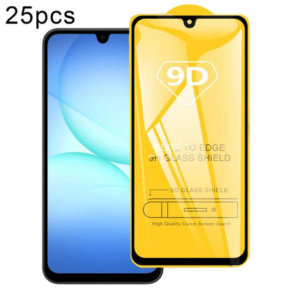 25pcs 9D Full Glue Screen Tempered Glass Film