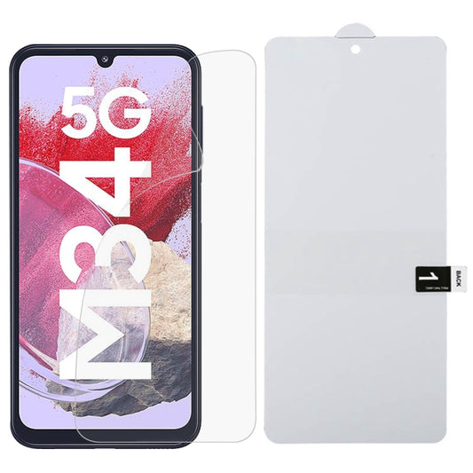 Full Screen Protector Explosion-proof Hydrogel Film, For Samsung Galaxy M34 5G / F34 / A15, For Samsung Galaxy S23 FE 5G