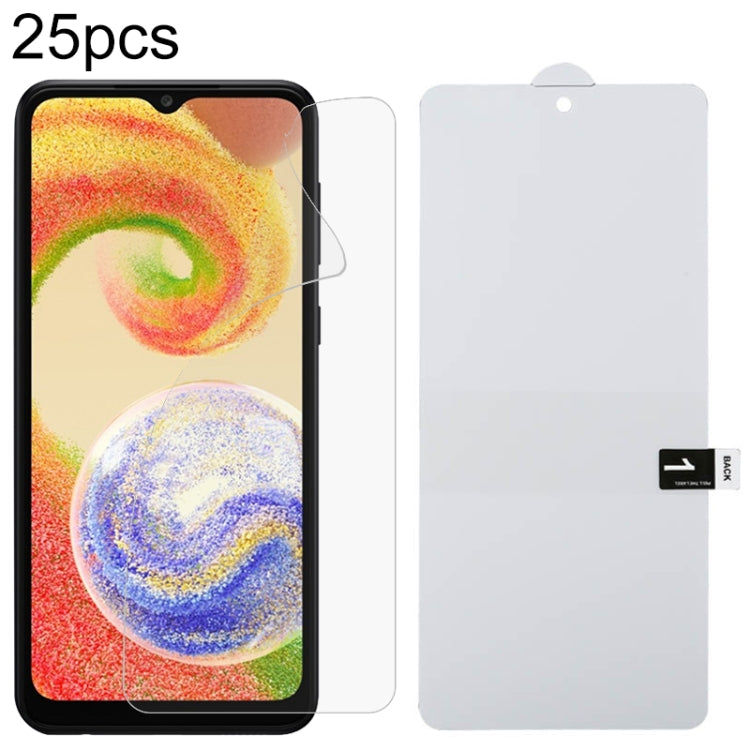 25pcs Full Screen Protector Explosion-proof Hydrogel Film, For Galaxy Buddy5 5G, For Galaxy S26 FE 5G, For Galaxy F07e 4G, For Samsung Galaxy M17e 5G, For Samsung Galaxy M07 4G, For Samsung Galaxy F17 5G, For Samsung Galaxy A57, For Samsung Galaxy A37 ...