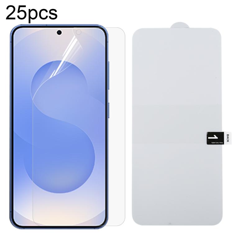 25pcs Full Screen Protector Explosion-proof Hydrogel Film, For Galaxy Buddy5 5G, For Galaxy S26 FE 5G, For Galaxy F07e 4G, For Samsung Galaxy M17e 5G, For Samsung Galaxy M07 4G, For Samsung Galaxy F17 5G, For Samsung Galaxy A57, For Samsung Galaxy A37 ...