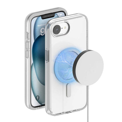 Terminator Style Transparent MagSafe Magnetic Phone Case, For iPhone 16e, For iPhone 16 Pro Max, For iPhone 16 Pro, For iPhone 16 Plus, For iPhone 16, For iPhone 15 Pro Max, For iPhone 15 Pro, For iPhone 15 Plus, For iPhone 15