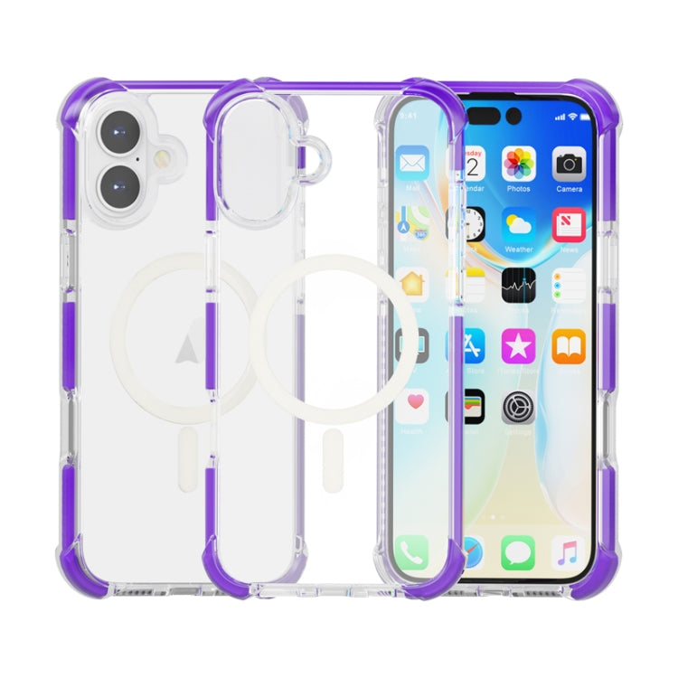 Acrylic Magsafe Magnetic Shockproof Phone Case, For iPhone 16 Pro, For iPhone 16 Plus