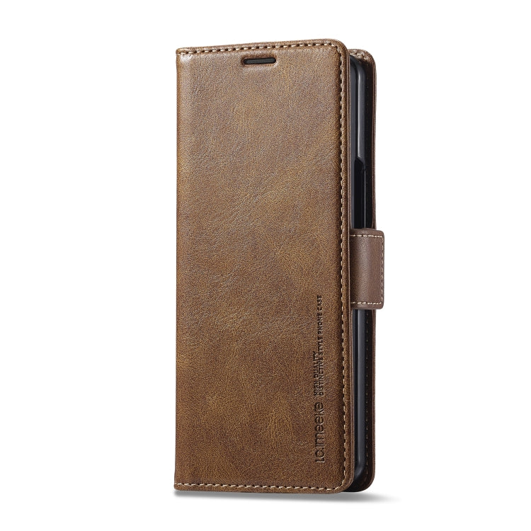 LC.IMEEKE RFID Anti-theft Leather Phone Case, For Samsung Galaxy Z Fold5, For Samsung Galaxy Z Flip5