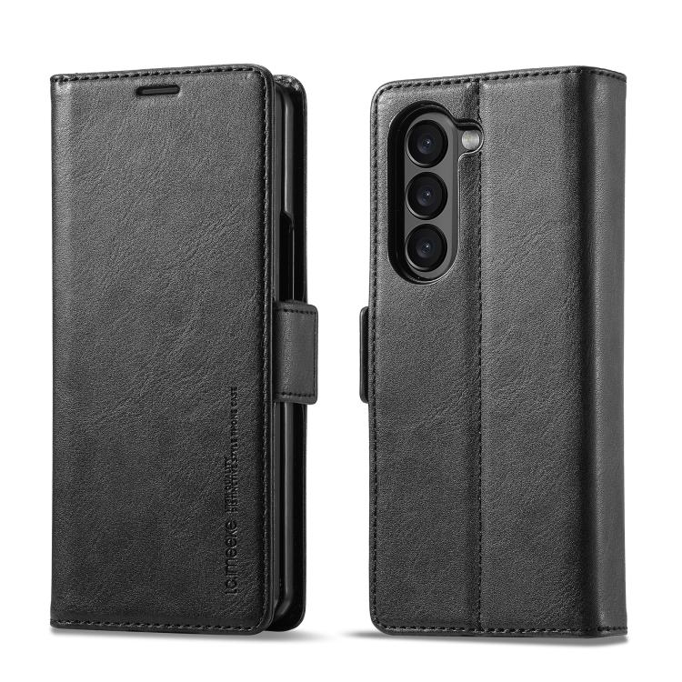 LC.IMEEKE RFID Anti-theft Leather Phone Case, For Galaxy Z Fold8 5G, For Galaxy Z Fold8 Ultra 5G, For Galaxy Z Flip8 5G, For Samsung Galaxy Z Flip6 / Flip7 FE, For Samsung Galaxy Z Fold7 5G, For Samsung Galaxy Z Flip7 5G