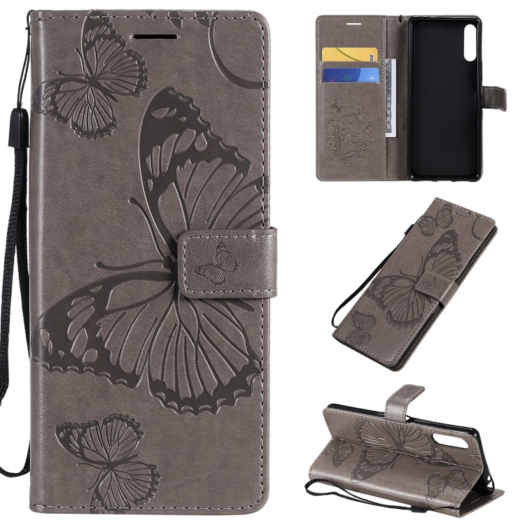 3D Butterflies Embossing Pattern Horizontal Flip Leather Case with Holder & Card Slot & Wallet, Series 2