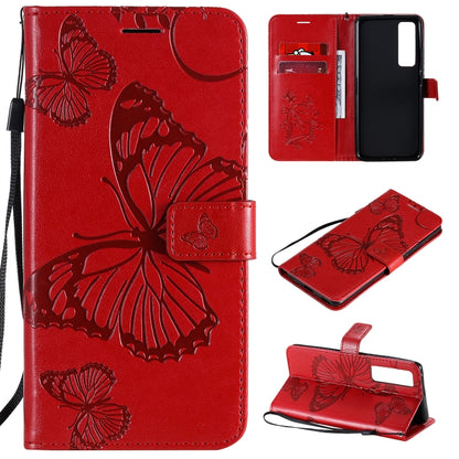 3D Butterflies Embossing Pattern Horizontal Flip Leather Case with Holder & Card Slot & Wallet, Series 2