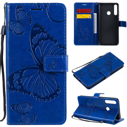 3D Butterflies Embossing Pattern Horizontal Flip Leather Case with Holder & Card Slot & Wallet, Series 2