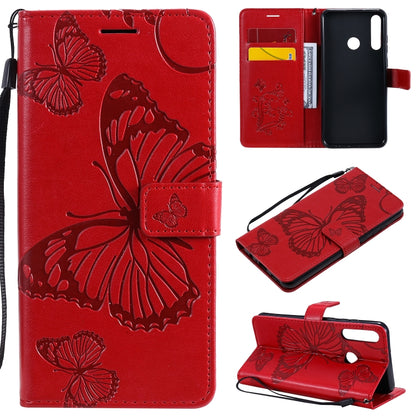 3D Butterflies Embossing Pattern Horizontal Flip Leather Case with Holder & Card Slot & Wallet, Series 2