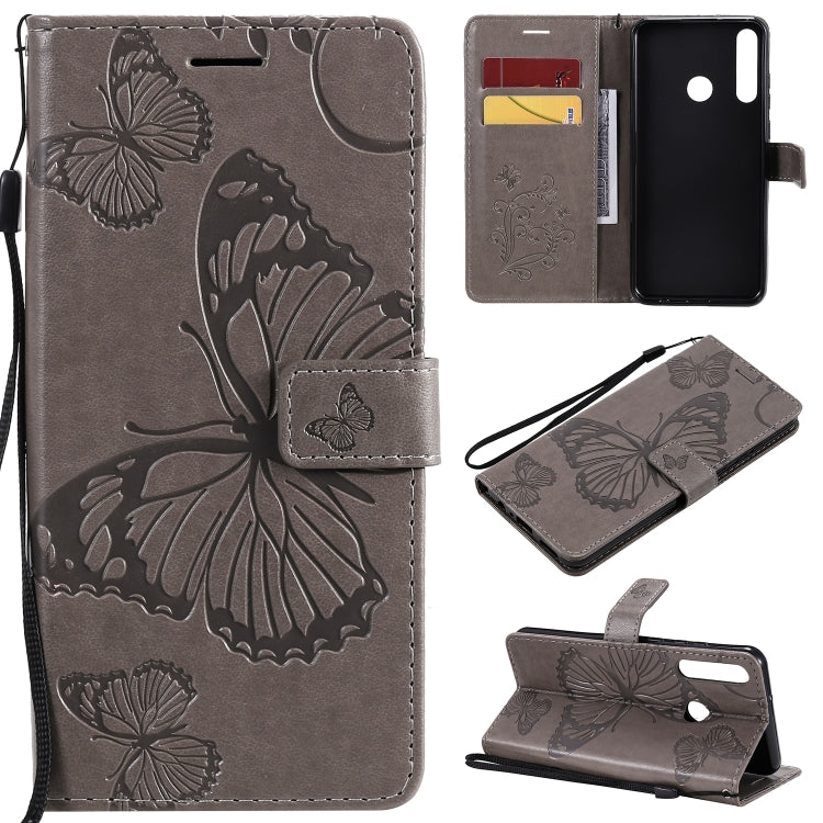 3D Butterflies Embossing Pattern Horizontal Flip Leather Case with Holder & Card Slot & Wallet, Series 2