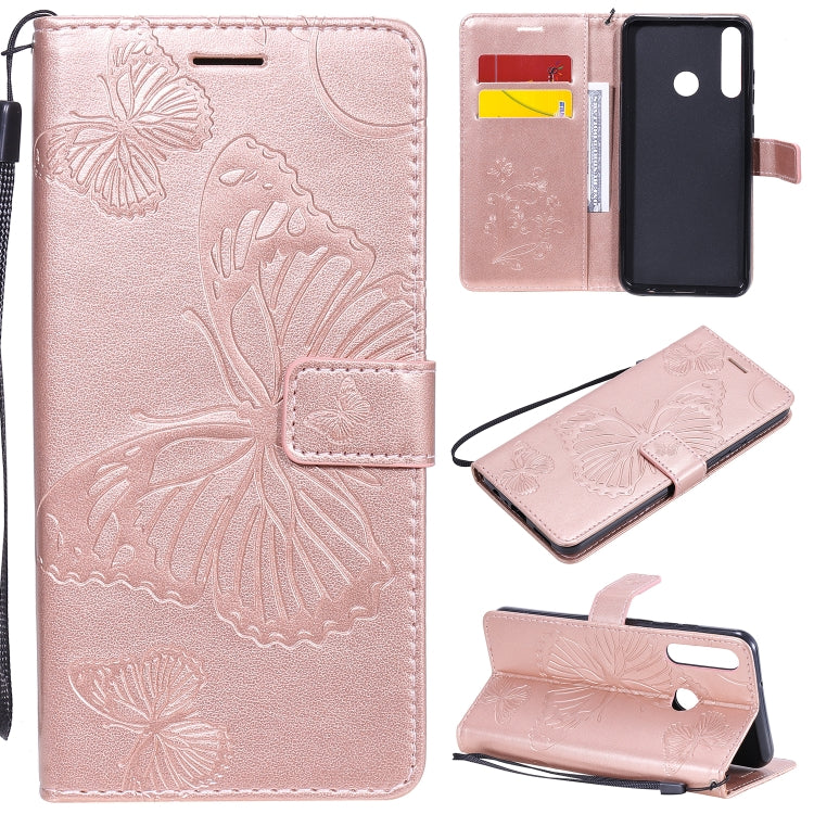 3D Butterflies Embossing Pattern Horizontal Flip Leather Case with Holder & Card Slot & Wallet, Series 2