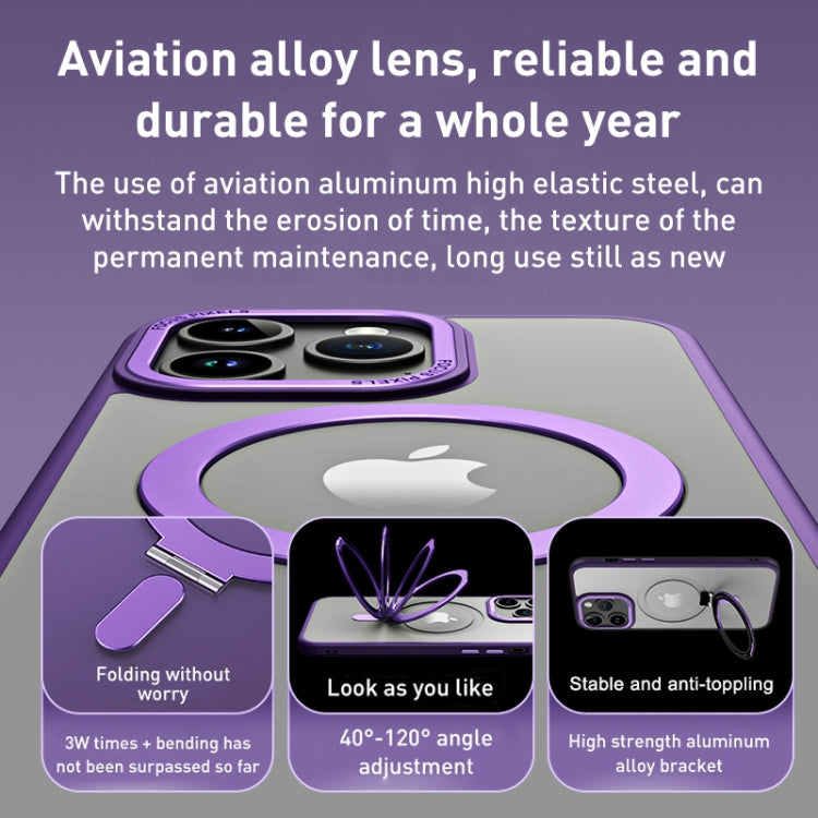 Skin Feel MagSafe Shockproof Phone Case with Holder, For iPhone 15 Pro Max, For iPhone 15 Pro, For iPhone 15 Plus, For iPhone 15