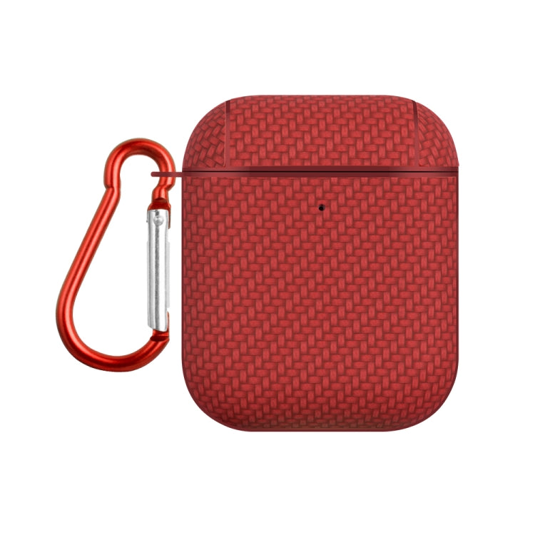 Woven Skin Texture PC TWS Earphone Protective Case