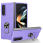 Matte UV Armor Ring Shockproof Phone Case, For Samsung Galaxy Z Fold5 5G, For Samsung Galaxy Z Flip5 5G