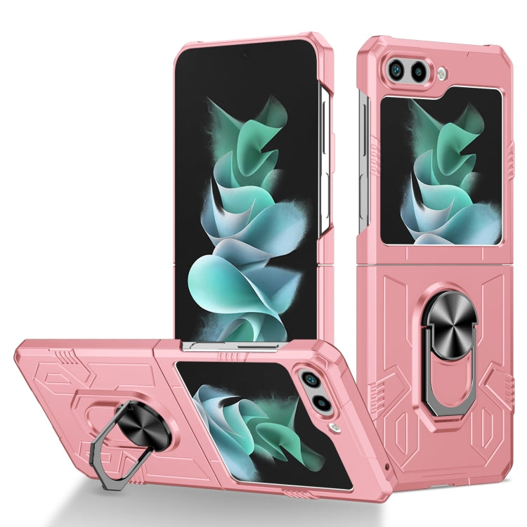 Matte UV Armor Ring Shockproof Phone Case, For Samsung Galaxy Z Fold5 5G, For Samsung Galaxy Z Flip5 5G