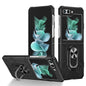 Matte UV Armor Ring Shockproof Phone Case, For Samsung Galaxy Z Fold5 5G, For Samsung Galaxy Z Flip5 5G