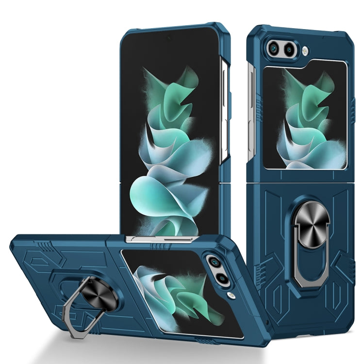 Matte UV Armor Ring Shockproof Phone Case, For Samsung Galaxy Z Fold5 5G, For Samsung Galaxy Z Flip5 5G