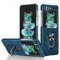 Matte UV Armor Ring Shockproof Phone Case, For Samsung Galaxy Z Fold5 5G, For Samsung Galaxy Z Flip5 5G