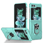 Matte UV Armor Ring Shockproof Phone Case, For Samsung Galaxy Z Fold5 5G, For Samsung Galaxy Z Flip5 5G