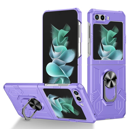 Matte UV Armor Ring Shockproof Phone Case, For Samsung Galaxy Z Fold5 5G, For Samsung Galaxy Z Flip5 5G