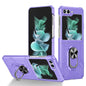 Matte UV Armor Ring Shockproof Phone Case, For Samsung Galaxy Z Fold5 5G, For Samsung Galaxy Z Flip5 5G