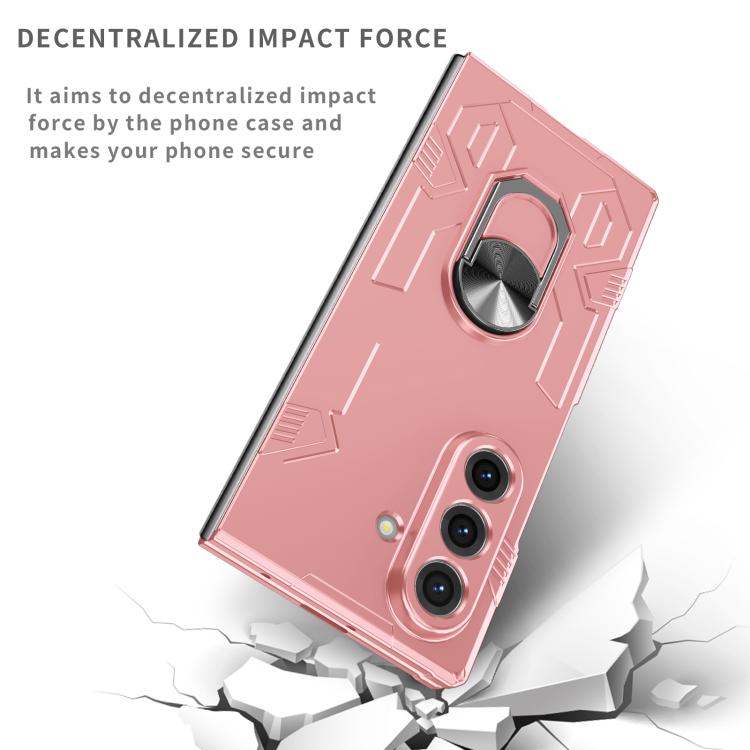 Matte UV Armor Ring Shockproof Phone Case