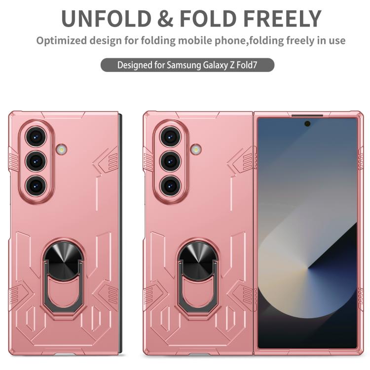 Matte UV Armor Ring Shockproof Phone Case