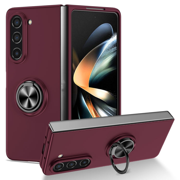 Armor Ring Holder Phone Case, For Samsung Galaxy Z Fold6 5G, For Samsung Galaxy Z Fold5 5G, For Samsung Galaxy Z Flip5 5G