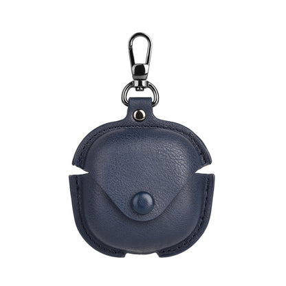 Leather TWS Earphone Protective Case with Hook, For Samsung Galaxy Buds Live / Pro