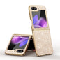 Electroplate Glittery Shockproof Phone Case, For Samsung Galaxy Z Flip6 / Flip7 FE, For Samsung Galaxy Z Flip5