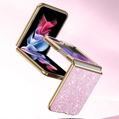 Electroplate Glittery Shockproof Phone Case, For Samsung Galaxy Z Flip6 / Flip7 FE, For Samsung Galaxy Z Flip5