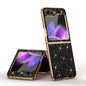 Electroplate Glittery Shockproof Phone Case, For Samsung Galaxy Z Flip6 / Flip7 FE, For Samsung Galaxy Z Flip5