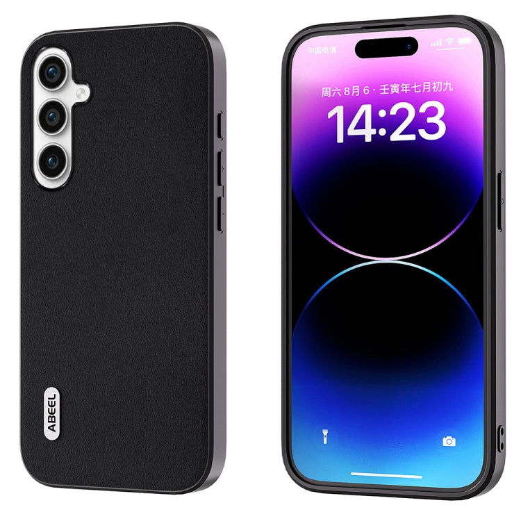 ABEEL Genuine Leather Xiaoya Series Phone Case, For Samsung Galaxy S24 Ultra 5G, For Samsung Galaxy S23 FE 5G, For Samsung Galaxy S23 Ultra 5G, For Samsung Galaxy S23+ 5G, For Samsung Galaxy S23 5G