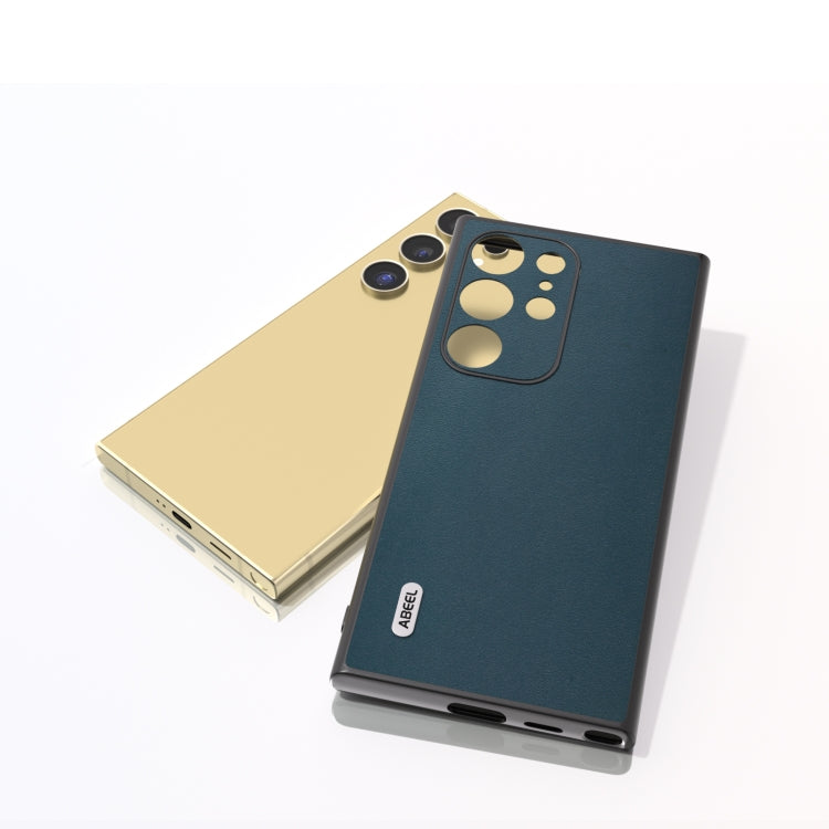 ABEEL Genuine Leather Xiaoya Series Phone Case, For Samsung Galaxy S24 Ultra 5G, For Samsung Galaxy S23 FE 5G, For Samsung Galaxy S23 Ultra 5G, For Samsung Galaxy S23+ 5G, For Samsung Galaxy S23 5G