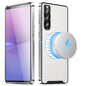 Frosted Metal MagSafe Magnetic Phone Case, For Sony Xperia 1 VI, For Sony Xperia 1 V, For Sony Xperia 10 V, For Sony Xperia 10 IV