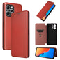 Carbon Fiber Texture Flip Leather Phone Case, For Xiaomi Redmi 12 4G