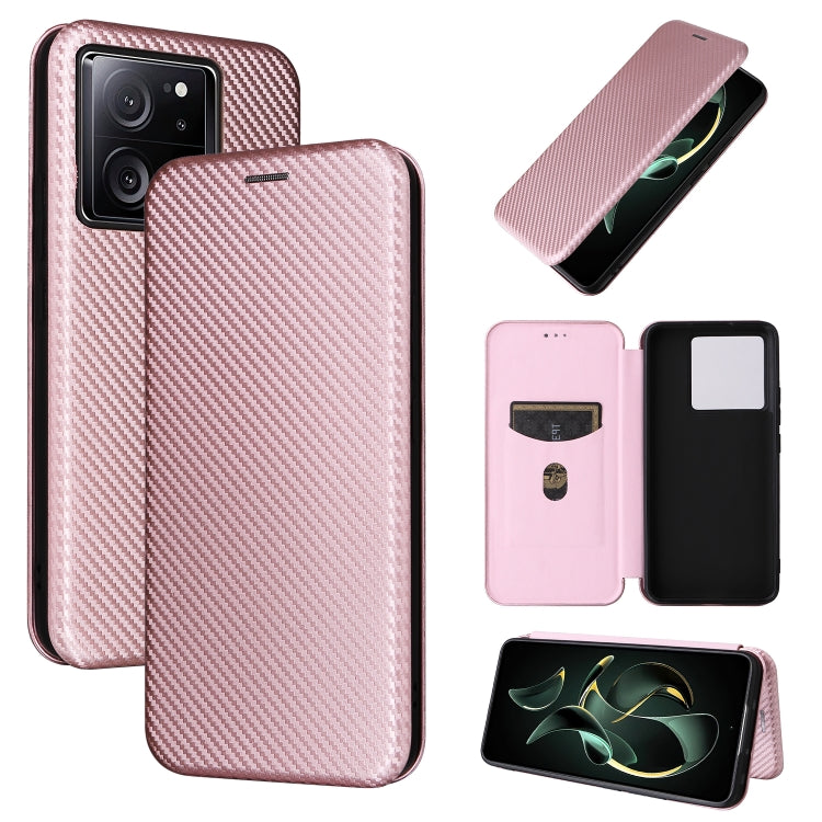 Carbon Fiber Texture Flip Leather Phone Case, For Xiaomi Redmi Note 13 Pro+ 5G, For Xiaomi Redmi Note 13 Pro, For Xiaomi Redmi K60 Ultra, For Xiaomi Redmi 12R / Poco M6 Pro