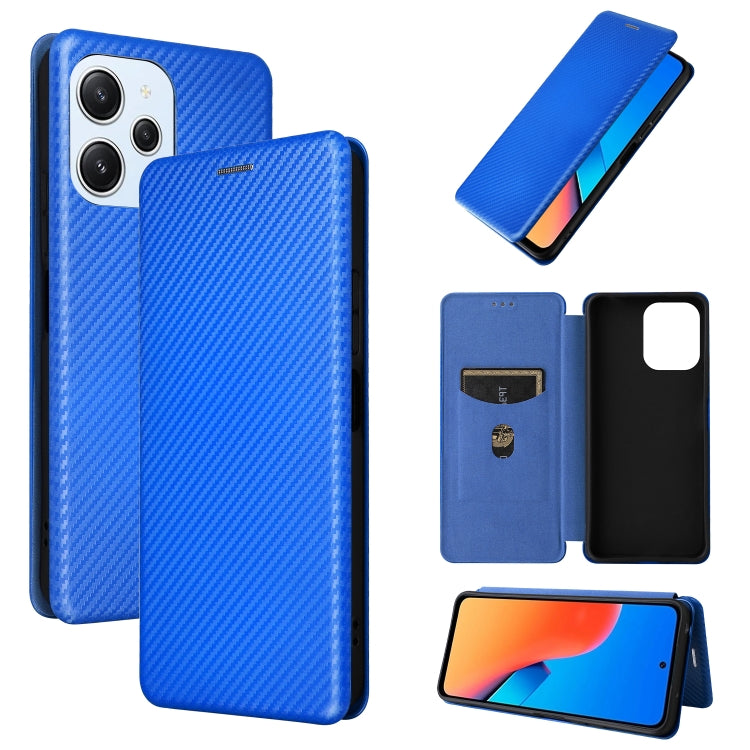 Carbon Fiber Texture Flip Leather Phone Case, For Xiaomi Redmi Note 13 Pro+ 5G, For Xiaomi Redmi Note 13 Pro, For Xiaomi Redmi K60 Ultra, For Xiaomi Redmi 12R / Poco M6 Pro