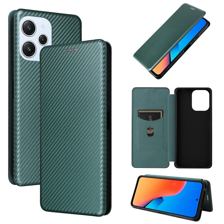 Carbon Fiber Texture Flip Leather Phone Case, For Xiaomi Redmi Note 13 Pro+ 5G, For Xiaomi Redmi Note 13 Pro, For Xiaomi Redmi K60 Ultra, For Xiaomi Redmi 12R / Poco M6 Pro