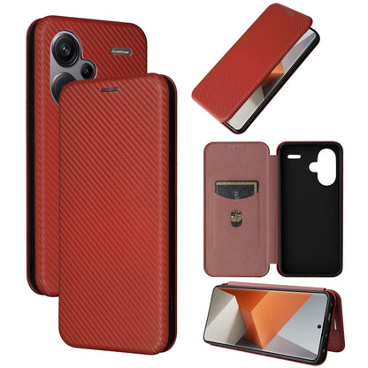 Carbon Fiber Texture Flip Leather Phone Case, Series 3