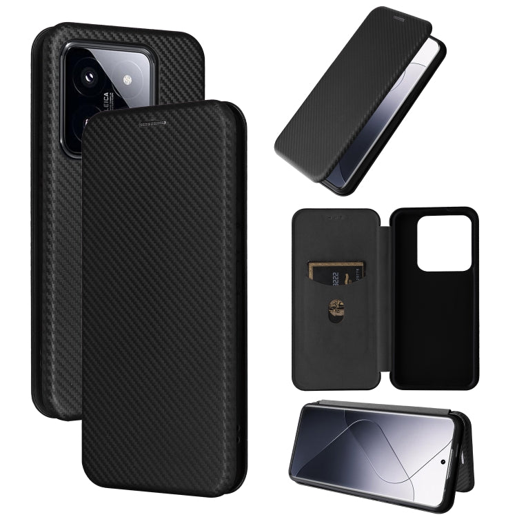 Carbon Fiber Texture Flip Leather Phone Case, Series 2