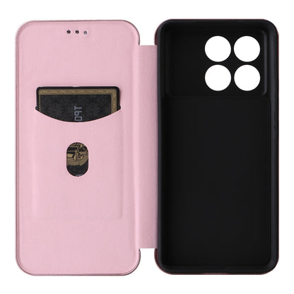 Carbon Fiber Texture Flip Leather Phone Case, For Xiaomi Redmi K70E 5G, For Xiaomi 14 Pro, For Xiaomi 14, For Xiaomi Redmi 13C