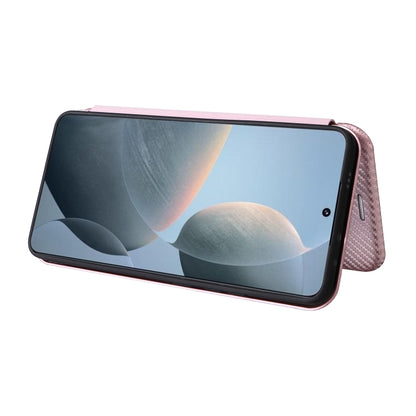 Carbon Fiber Texture Flip Leather Phone Case, For Xiaomi Redmi K70E 5G, For Xiaomi 14 Pro, For Xiaomi 14, For Xiaomi Redmi 13C