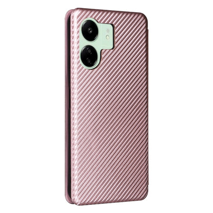 Carbon Fiber Texture Flip Leather Phone Case, Series 1