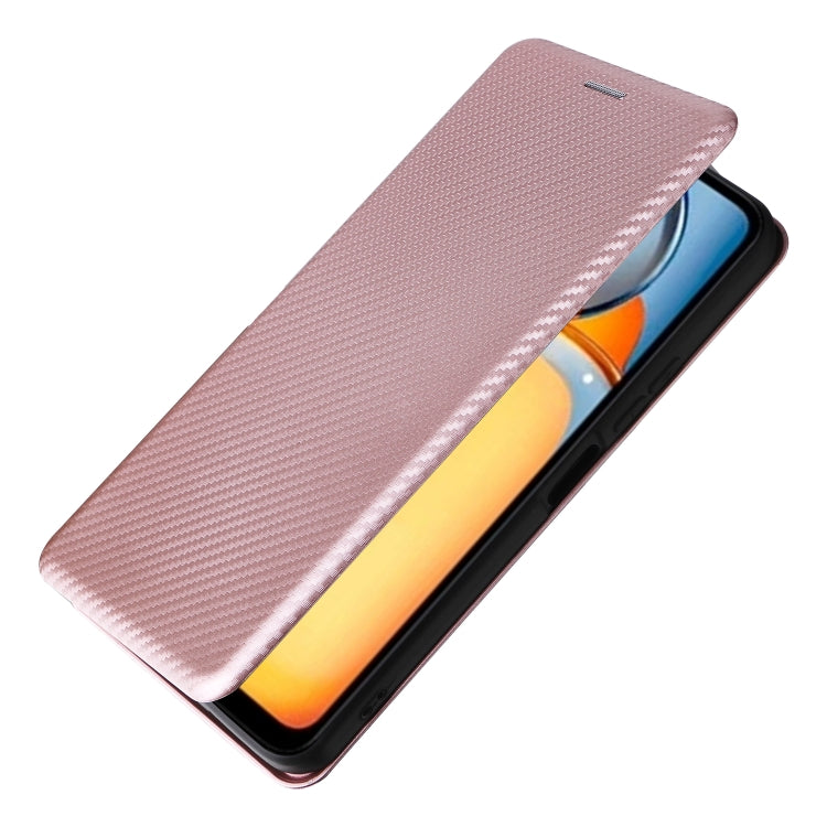 Carbon Fiber Texture Flip Leather Phone Case, Series 1