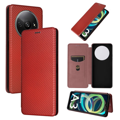 Carbon Fiber Texture Flip Leather Phone Case, Series 2