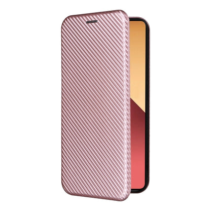 Carbon Fiber Texture Flip Leather Phone Case, For Xiaomi Redmi Note 13 Pro / M6 Pro 4G, For Xiaomi Redmi A3 4G, For Xiaomi Redmi Note 13 4G, For Xiaomi Redmi 13C 5G / 4G