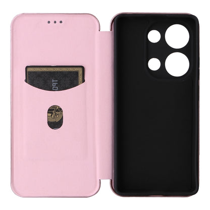 Carbon Fiber Texture Flip Leather Phone Case, For Xiaomi Redmi Note 13 Pro / M6 Pro 4G, For Xiaomi Redmi A3 4G, For Xiaomi Redmi Note 13 4G, For Xiaomi Redmi 13C 5G / 4G