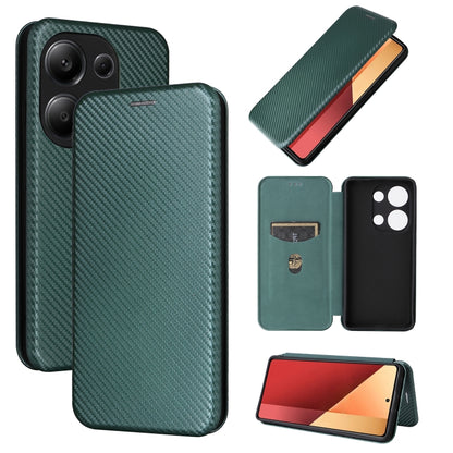 Carbon Fiber Texture Flip Leather Phone Case, Series 1