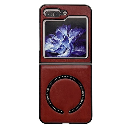 Crazy Horse Texture Magnetic Magsafe PU Phone Case