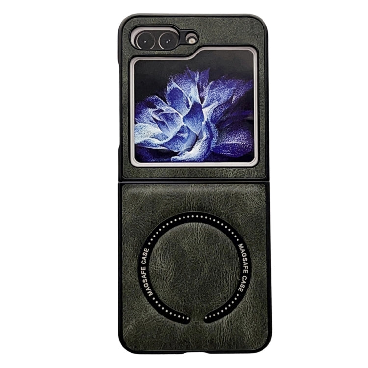 Crazy Horse Texture Magnetic Magsafe PU Phone Case